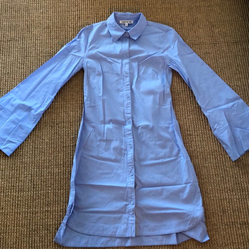 RARE! NWOT Elizabeth and James Blue Shirtdress